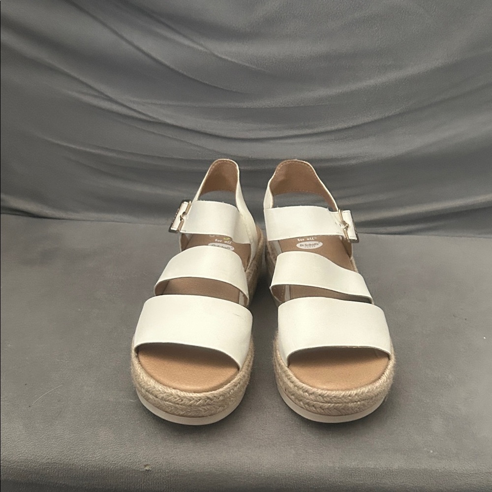 Dr Scholls White Espadrille Sandals